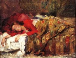 Lovis Corinth Young Woman Sleeping china oil painting image